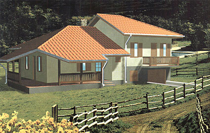 Montažne kuće Ivanjica tip 105